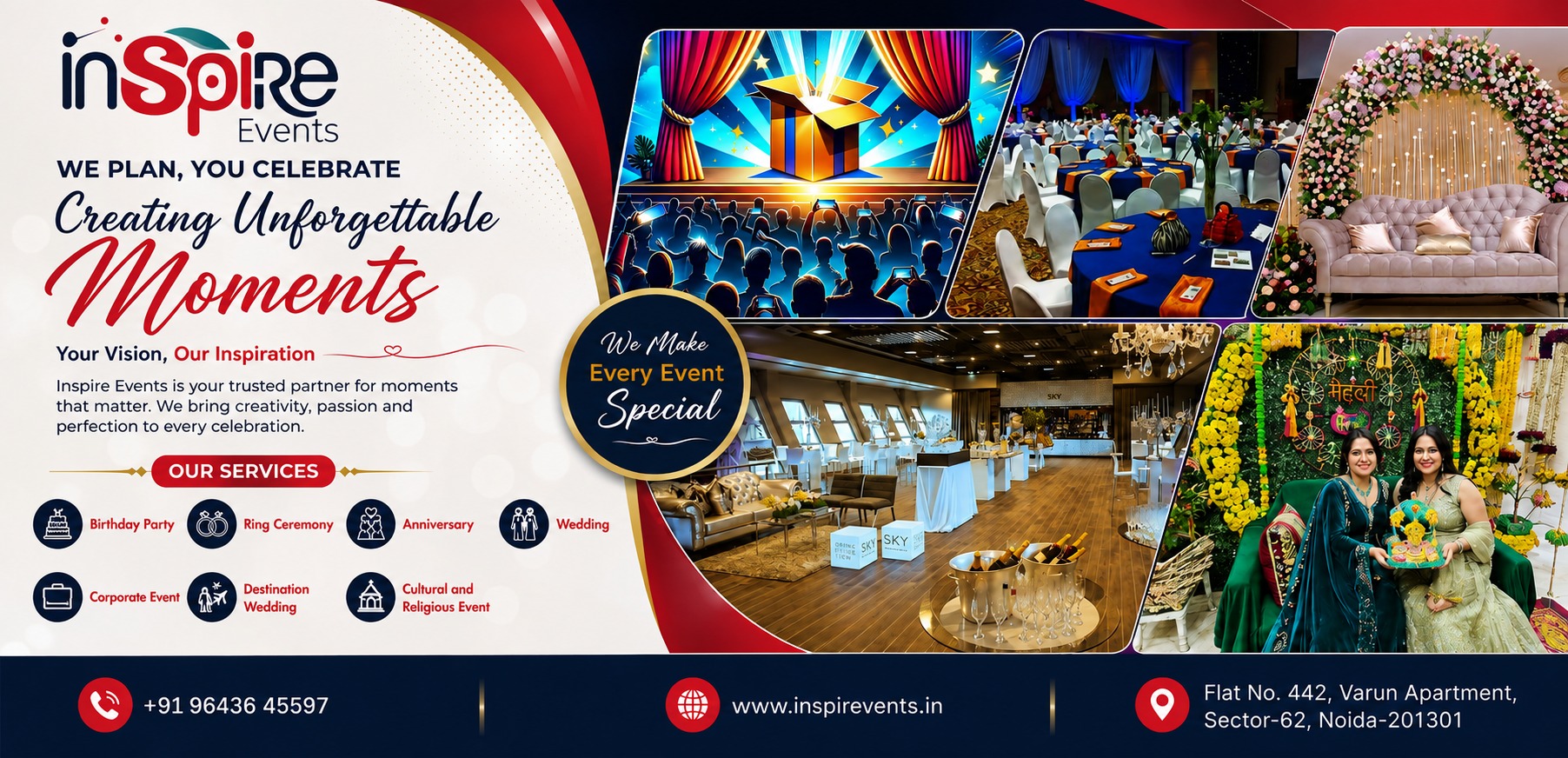 Inspire Events - Creating Unforgettable Moments